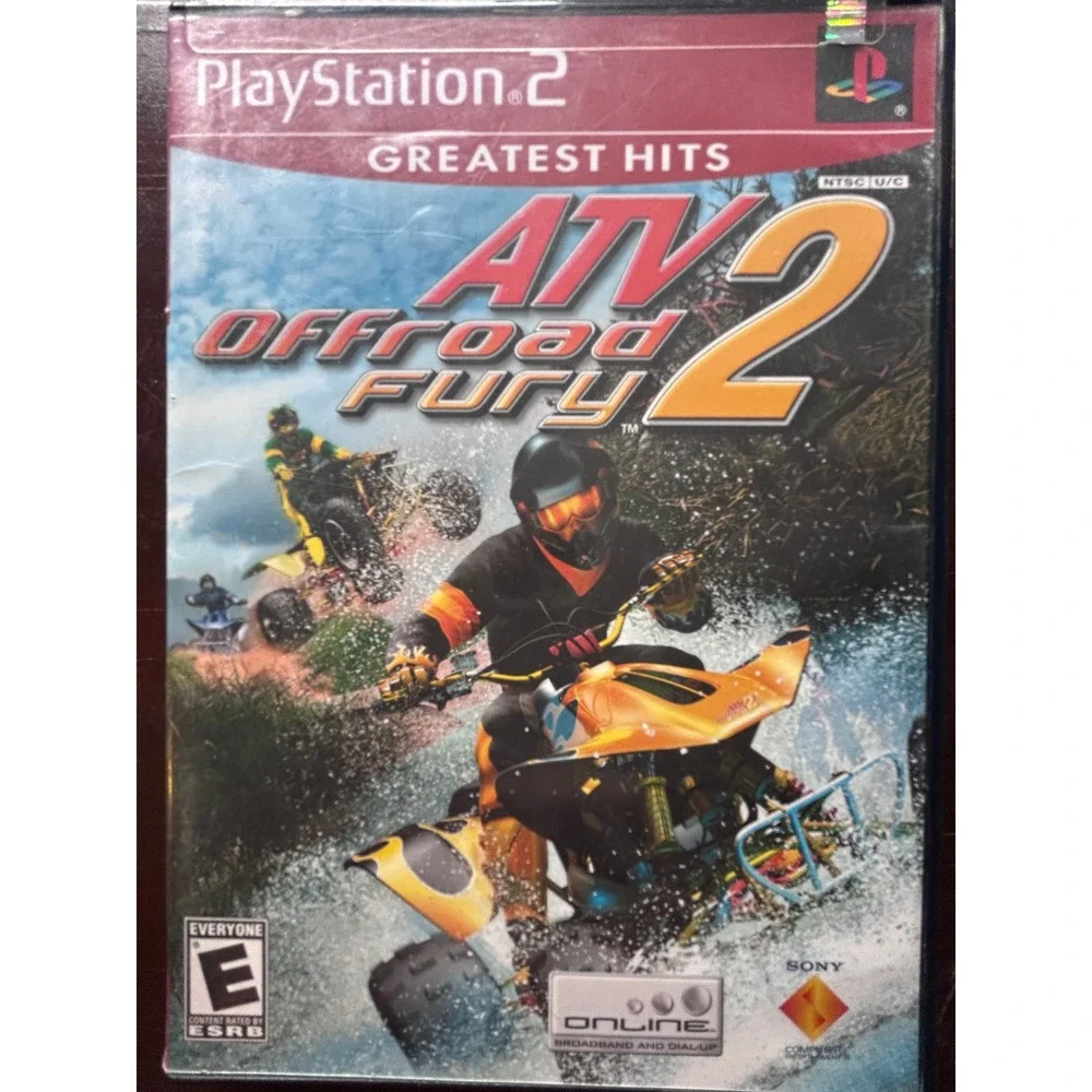 ATV Offroad Fury 2 PS2 PlayStation 2 Greatest Hits Racing Game Complete-Tested